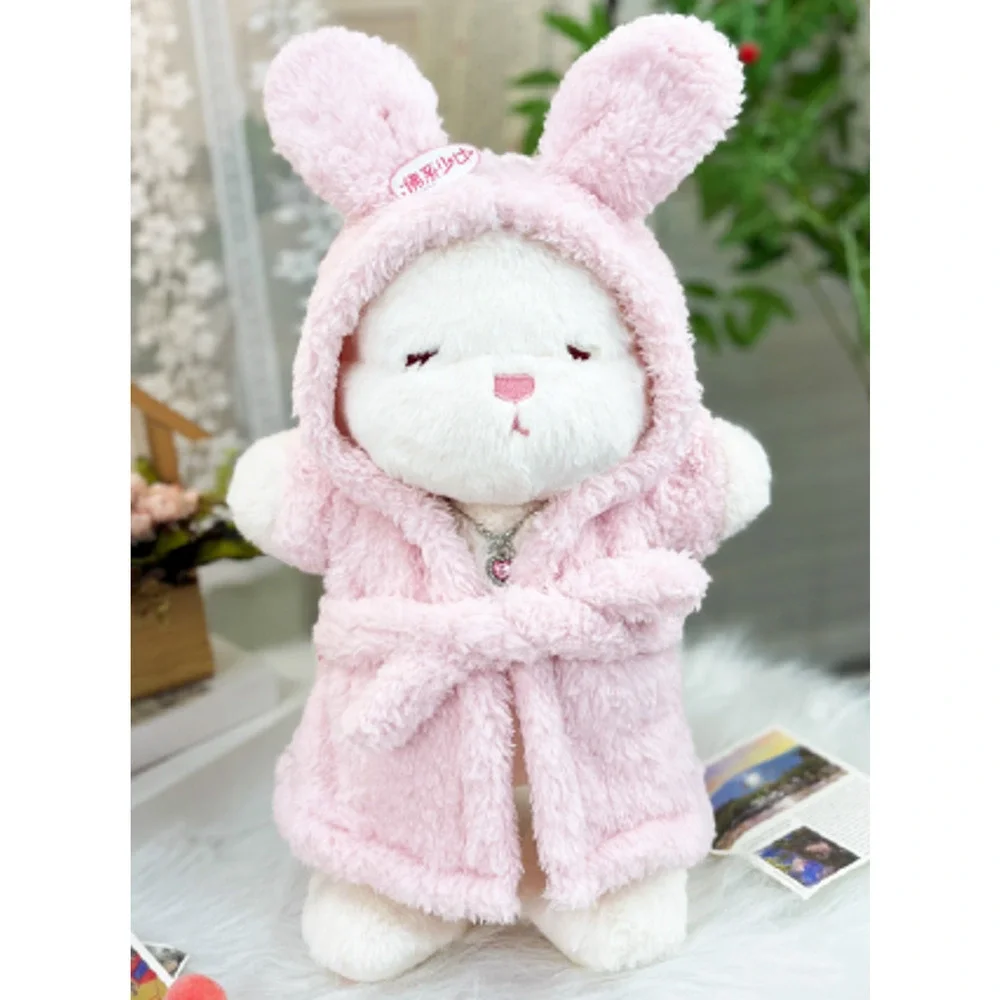 Large Bartholomew Bear clothes outfits - Pink Bathrobe